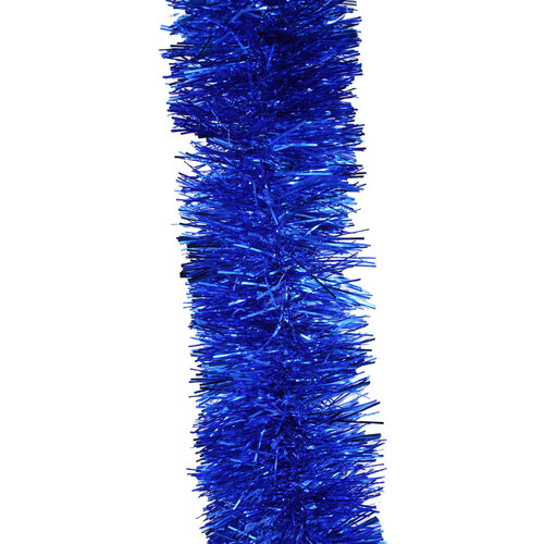100m ROYAL BLUE Christmas Tinsel 100mm wide