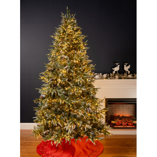 Birmingham Frosted Fir 14ft / 426cm Pre-Lit Christmas Tree