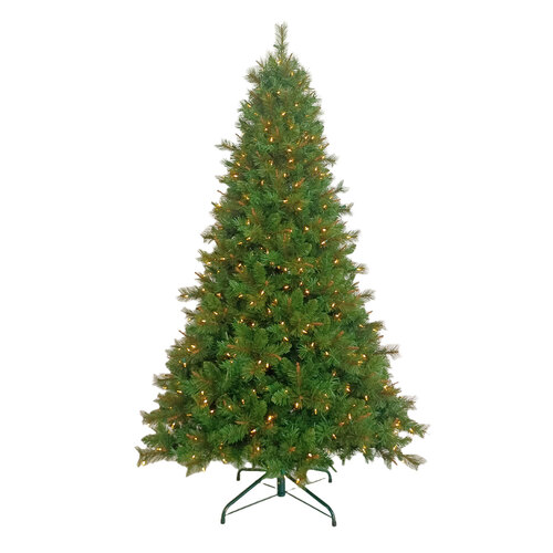 Bear Creek Spruce 7.5ft / 225cm Pre-Lit Christmas Tree