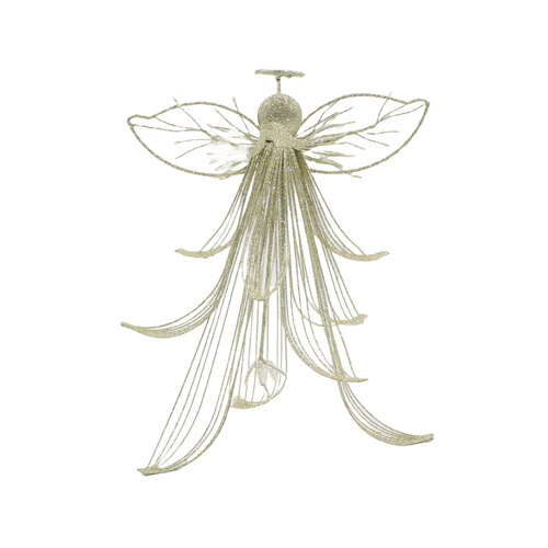CHAMPAGNE Glitter Angel 200mm