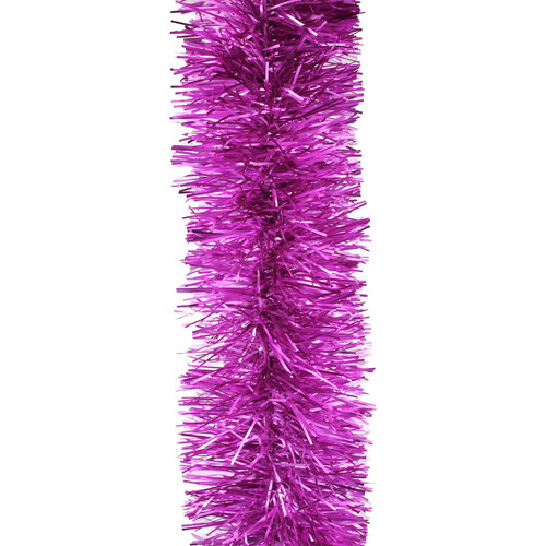 50m MID PURPLE Christmas Tinsel 100mm wide