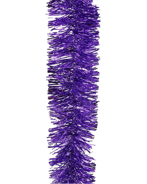 5m LIGHT PURPLE Christmas Tinsel 100mm wide