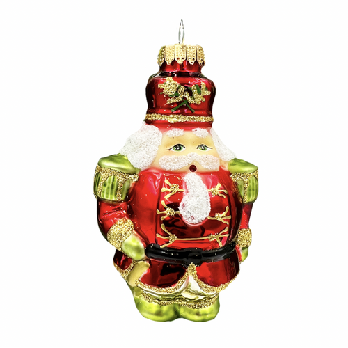 Christmas Nutcracker Santa Hanging Decoration 100mm