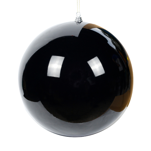 Black Christmas Bauble Pearl 300mm