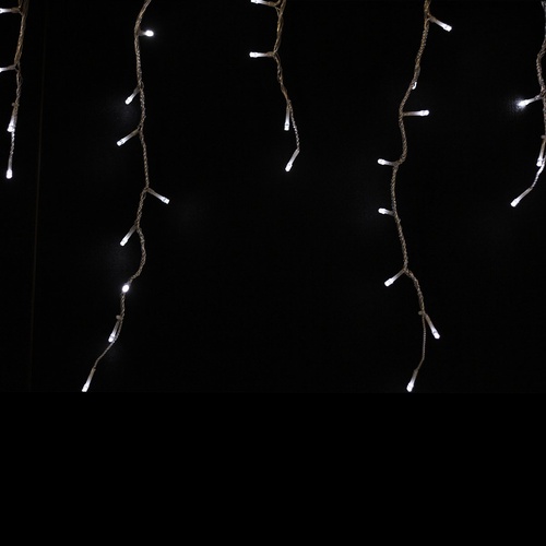 1008 Cool White Led Waterfall Icicle Light 25m