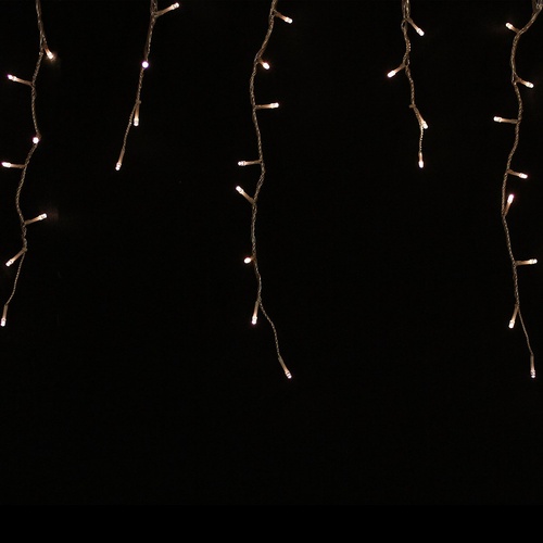 1008 WARM WHITE Led Waterfall Icicle Light 25m