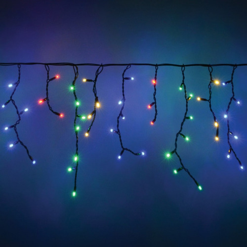 240 MULTICOLOUR Christmas Icicle Light 7m