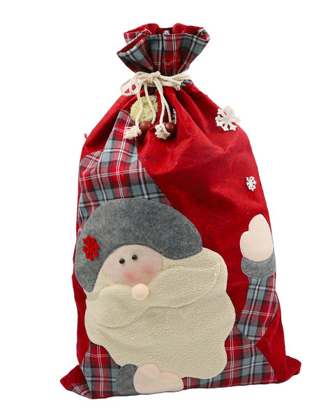 Tartan Santa Sack Large