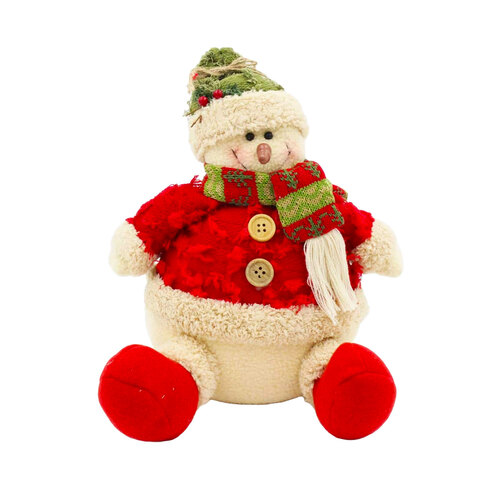 SITTING SNOWMAN