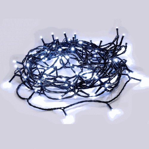 100 Cool White Led Fairy Light Chain 4.95m