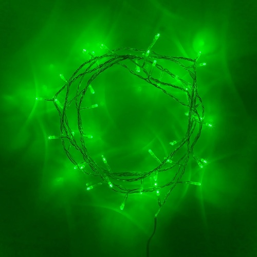 240 Green Led Fairy Light Chain 16.8m