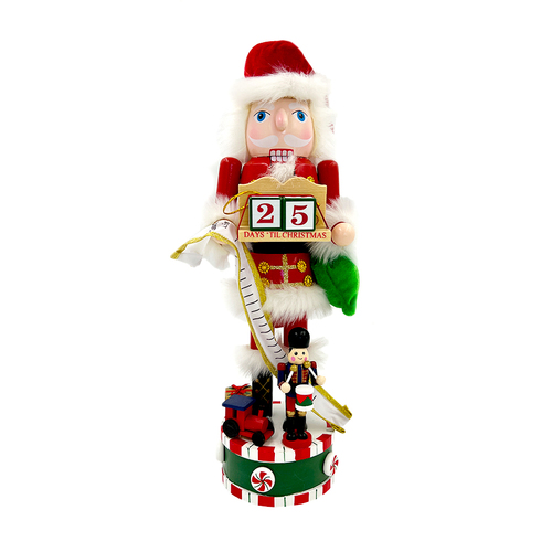 Santa and his list Nutcrackers 38cm