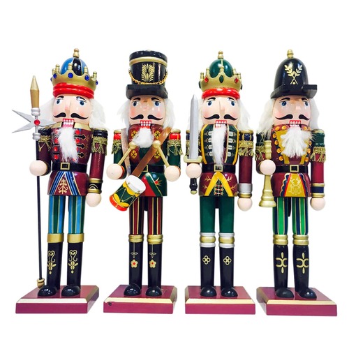 THE SPANISH ROYAL GUARDS Set of 4 Nutcrackers 38cm