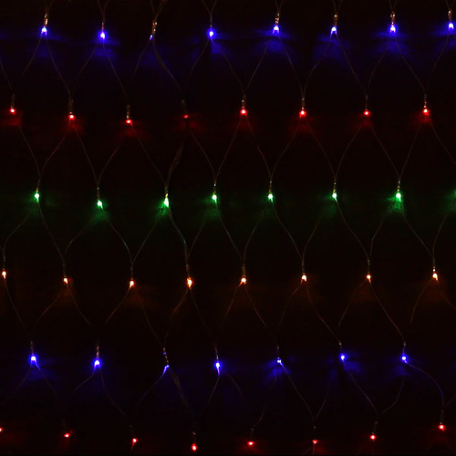 640 MULTICOLOUR Led Snowing Net Light Waterfall Effect
