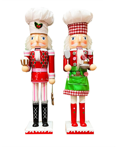 The Chefs 2 Nutcrackers 38cm