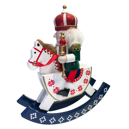 THE MOUNTED SUMMER GUARDS Nutcracker 30cm