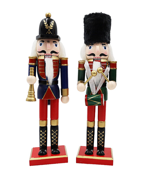 THE PALACE GUARDS Set of 2 Nutcrackers 30cm