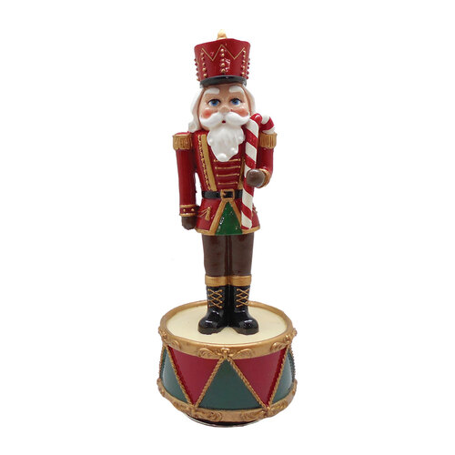 The Candy Cane Nutcracker Music Box 22cm