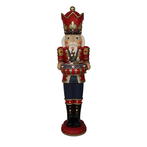 1524mm LED Nutcracker Holding Musical Box