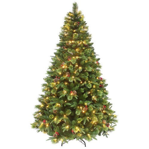 4ft/120cm NEW HAMPSHIRE Green Pre-Lit Christmas Tree