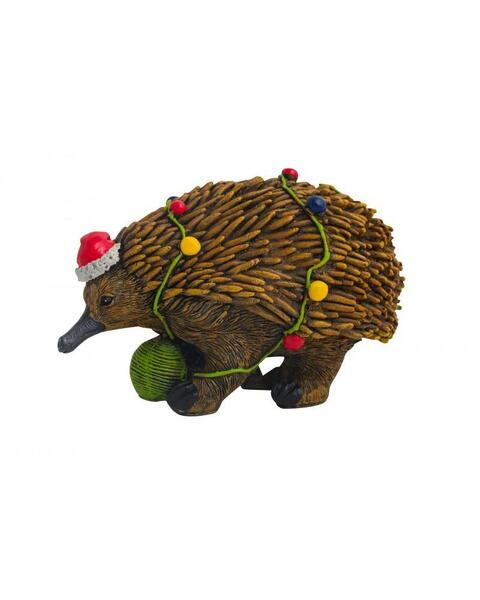 Christmas Echidna 14cm Decoration