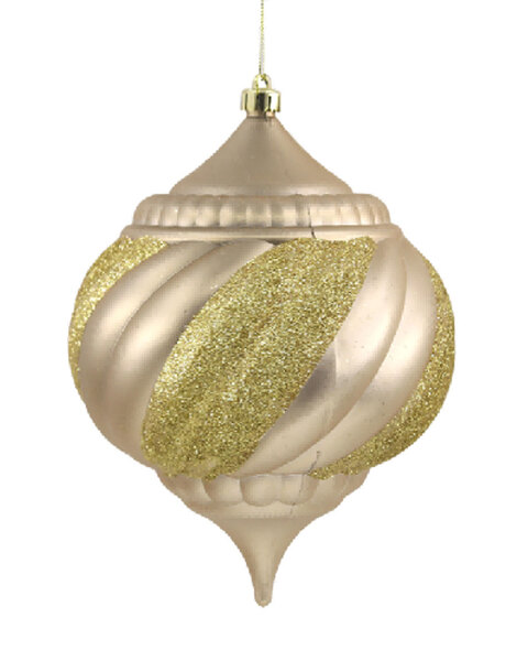 Gold Christmas Onion Finial 190mm