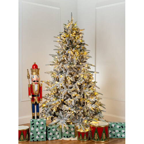 Stirling Snow Tipped Spruce 7ft/210cm Pre-Lit Christmas Tree