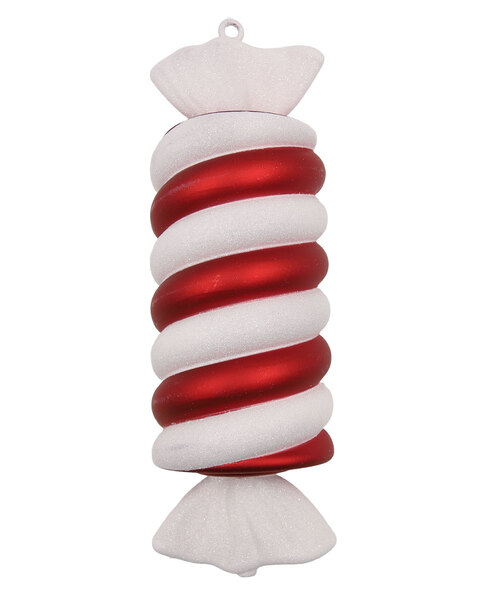 Red and White Twist Candy Ornament 32cm