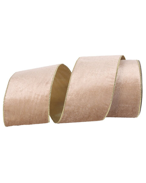GOLD Velour Double Layer Ribbon 10cm x 10m
