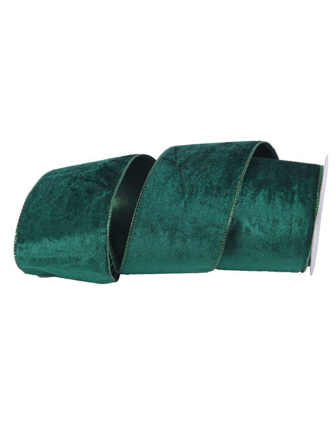 EMERALD Velour Double Layer Ribbon 10cm Wide