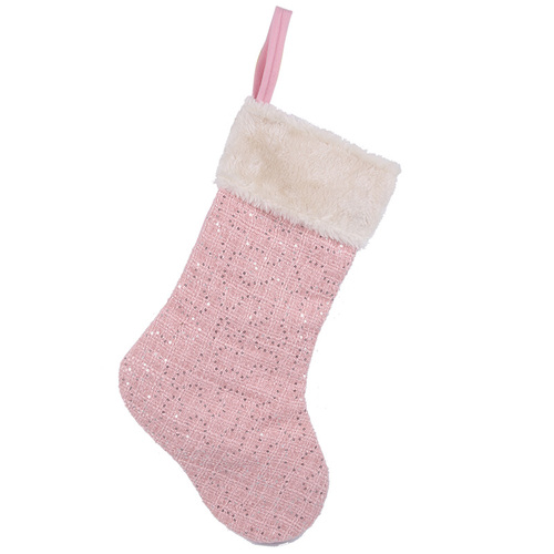 Pink Christmas Stocking 510mm