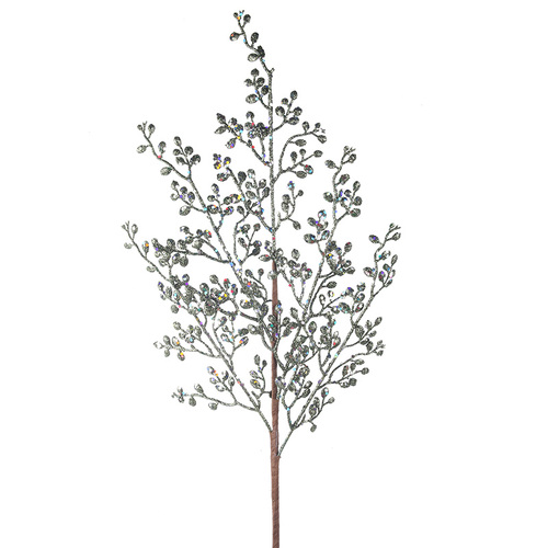 Sage Green Glitter Stem